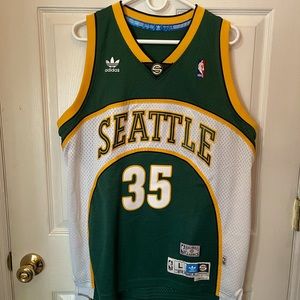 OFFER! Kevin Durant Large 2007-2008 Seattle SuperSonics Hardwood Classics Jersey